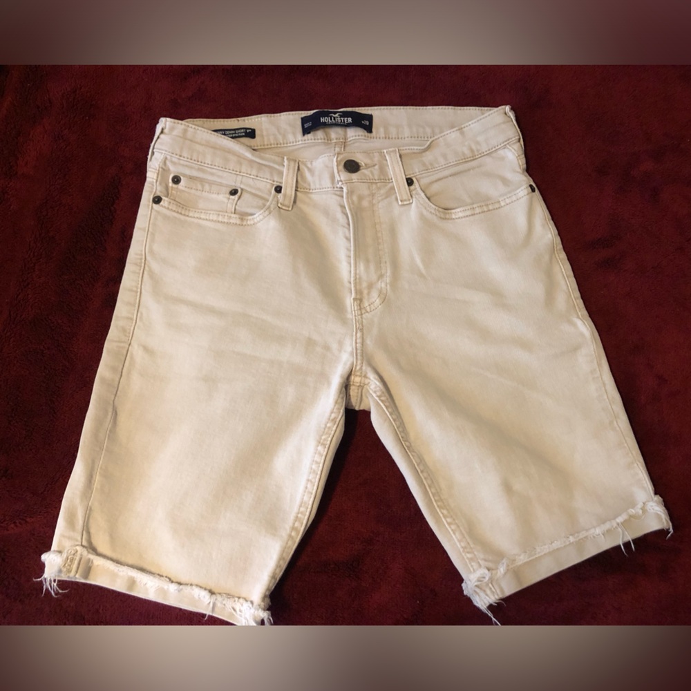 Skinny denim shorts 9” w29